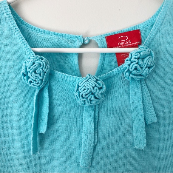 *SOLD* Oscar de la Renta Sleeveless Sweater Small - Picture 2 of 5